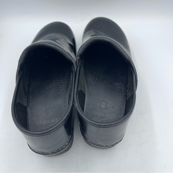 Dansko Shoes Womens Size 41 (10.5-11) Professional Clogs Black Patent Leather - Picture 4 of 6